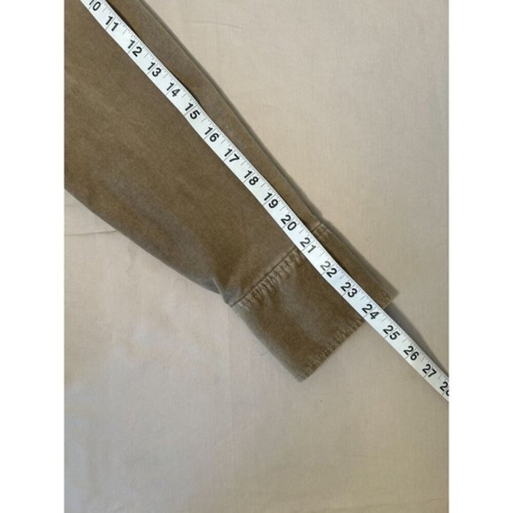 Women's Coldwater Creek Dark Khaki‎ Beige Long Sleeved Zippered Jacket Size 18W - Picture 11 of 12